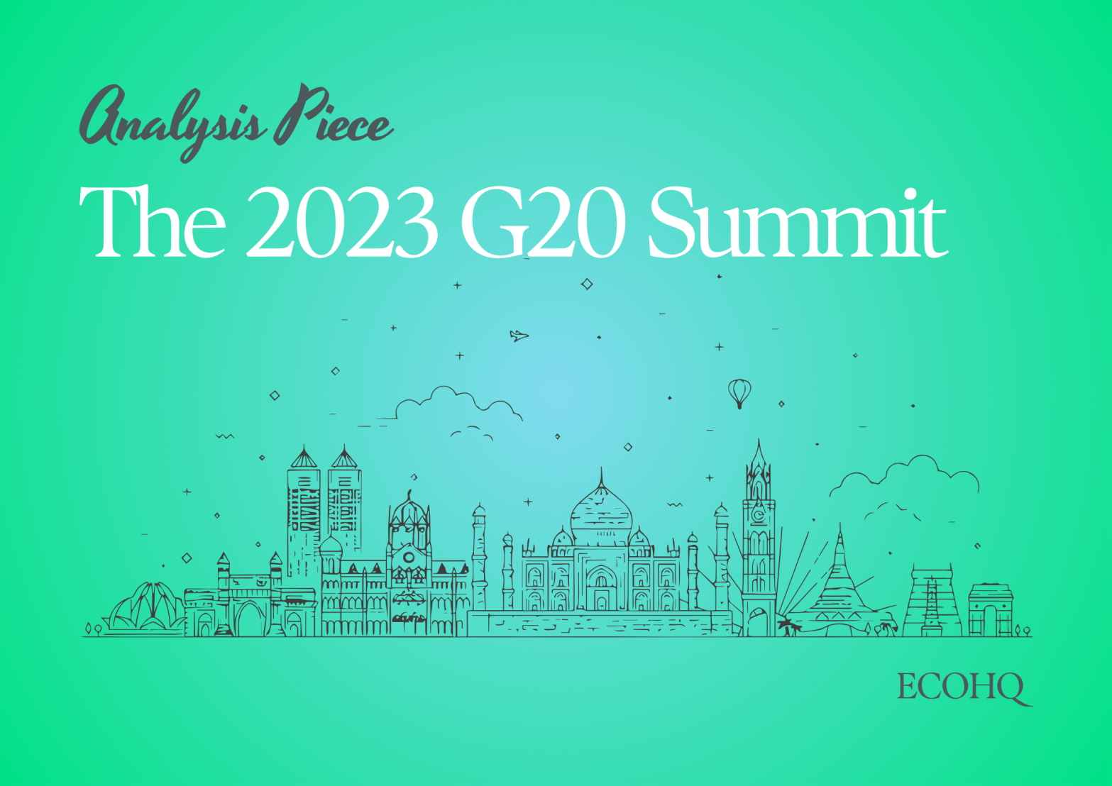 The G20 2023 Summit at India